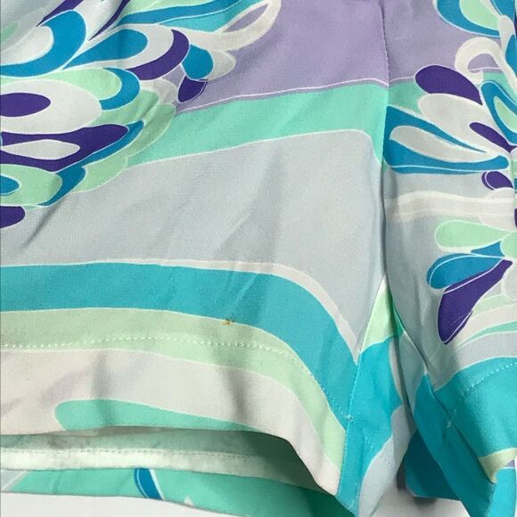 Emilio Pucci Kids Youth Girls Short Set Italy Size 4/5 Graphic Print Multi Color - Picture 10 of 13